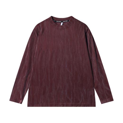 T2271春秋季新款时尚个性韩版扎染简约圆领长袖T恤休闲舒适百搭上衣 商品图1