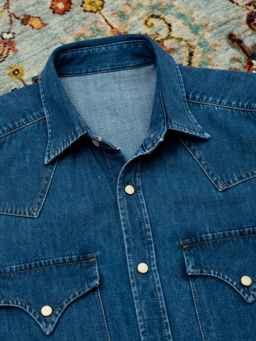 Fortela Western Shirt 水洗丹宁衬衫 商品图4