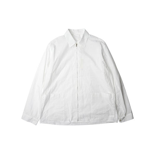 blurhms Chambray Zip Shirt 高密度超长棉拉链长袖衬衫 商品图4