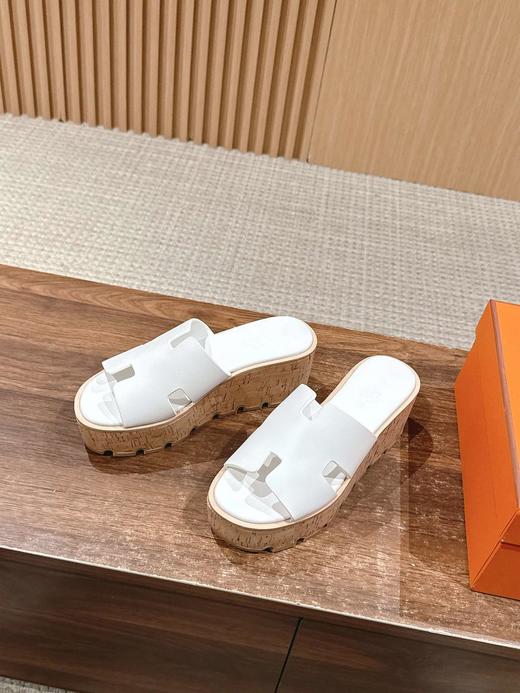 爱马仕松春夏新款糕厚底拖鞋百搭热销款新色好看好穿还高级（HC） 商品图3