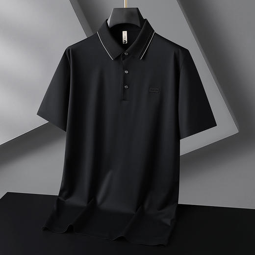 【桑蚕丝+莫代尔】【DG】大依优型大码短袖Polo衫加肥加大男式半袖翻领含桑蚕丝体恤夏季新款休闲 商品图7