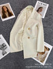 雀说 春秋季新款西装外套女金属扣英伦风休闲百搭乳白色减龄小个子西服潮5ZF-21705 商品缩略图4