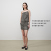 lost in echo2025春夏新款时尚灰色直身牛仔吊带背心A字短裙套装 商品缩略图1