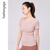 凡圣瑜伽简约雅致舒适三分袖 F12305 商品缩略图5