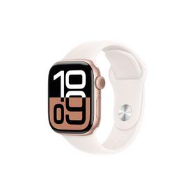 Apple/苹果 Watch Series 10 智能手表GPS/蜂窝款42/46毫米铝金属表壳黑色运动型表带S/M MX1M3CH/B