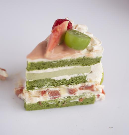 切块｜四季 · 春「春果满园」蛋糕（春之味：芭乐&春茶） 商品图0