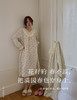 【柔软棉纱】2025春夏新款素雅小时光家居服女蕾丝棉纱裙慵懒无拘束长袖睡衣套装连衣裙 商品缩略图2