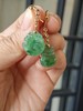 冰种甜绿钱袋翡翠耳钉 商品缩略图2