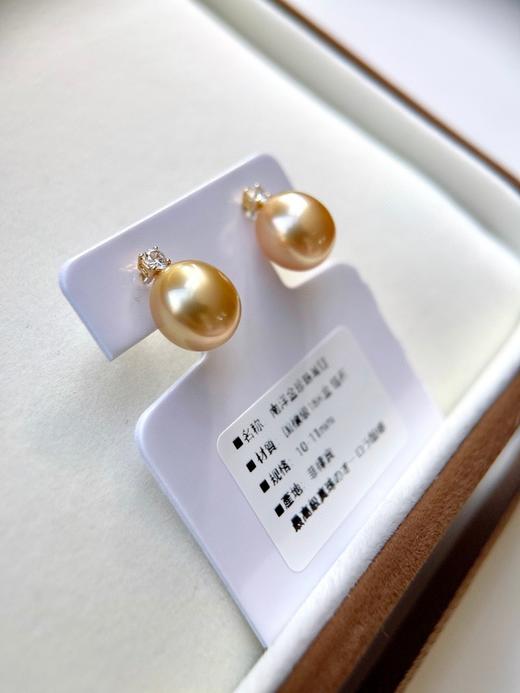 10mm-11mm金珠耳钉 商品图3