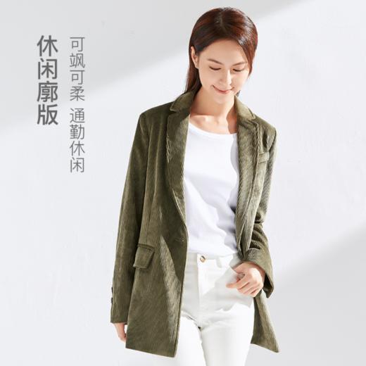 IN AND ON 灯芯绒宽松休闲西装 20646 商品图0