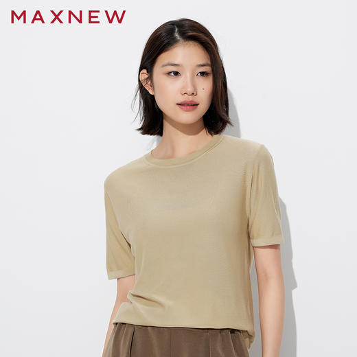 【毛衫】圆领短袖毛衫 1P2222506 商品图0