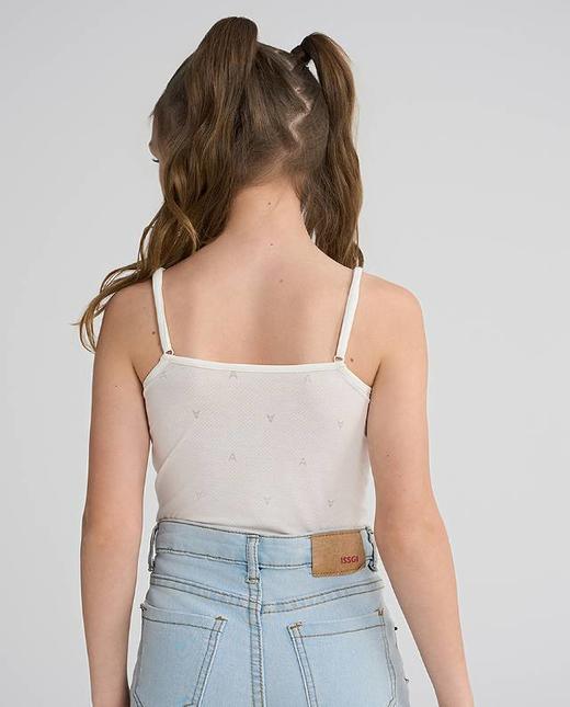 【春上新】8楼爱慕儿童Aimer Kids女孩丝柔幻想一阶段吊带长背心AJ115G881，吊牌价299元 商品图2