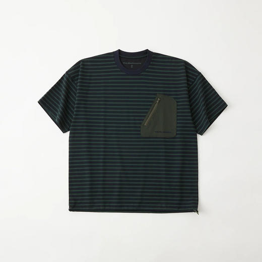 White Mountaineering 白山 WIDE POCKET STRIPE 宽松条纹口袋T恤 商品图4