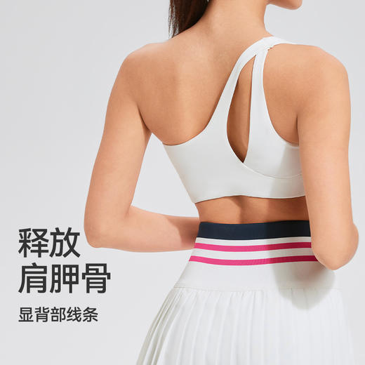 【2025上新】斜肩运动内衣（带罩杯）美背少女瑜伽外穿裸感紧身春夏 商品图2
