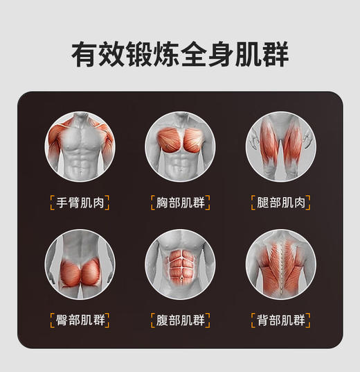 【轻松练出腹肌】凯速自动回弹肘撑健腹轮升级款 平板支撑二合一 送辅助训练小瑜伽垫膝垫 商品图2