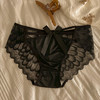【5条更值❗️巨舒适的‘裸感’内裤】纯欲风性感镂空蕾丝，穿着0束缚，防夹臀身材包容度高，交叉绑带中腰纯棉女士三角裤QQ 商品缩略图8