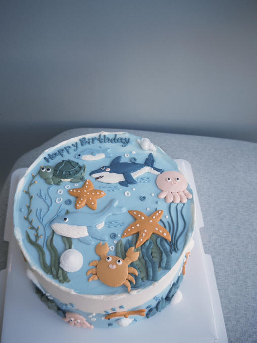 「男孩」手绘海底世界 需要提前预定 商品图0