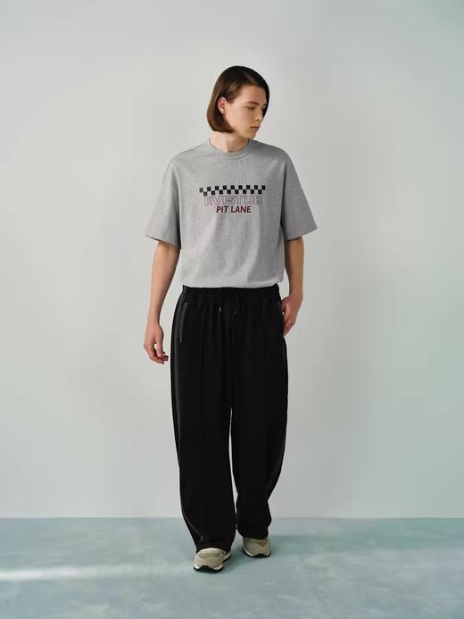 Evistub/E-5CCK213/重磅中缝拼接直筒抽绳针织卫裤 商品图2