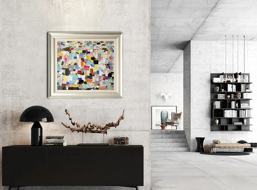 吴冠中|《都市之恋》——综合版（油画） 商品图4