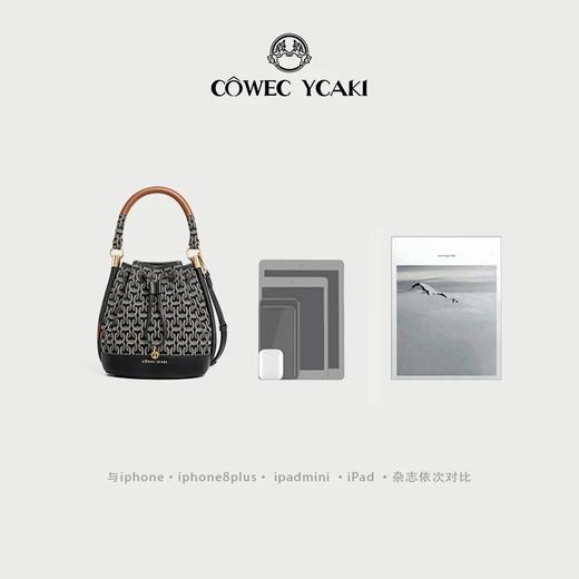 Cowec Ycaki 水桶包女斜挎新款高级感抽绳水桶包 商品图2