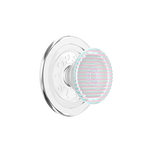 【太空梦游记】信号波动·MagSafe圆啪嗒 MAGSAFE磁吸手机气囊支架 Round圆啪嗒系列 透明 条纹 商品图0