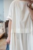 (7折) apuntob 褶边装饰腰线宽松版型连衣裙 商品缩略图1