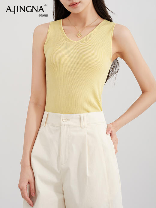 【轻盈体感】阿菁娜春夏搭配不可或缺的吊带单品F30C301005 商品图3