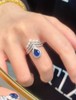 1.65ct刻面蓝宝石戒指 商品缩略图2