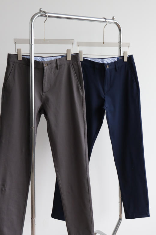 R.L 春季新款 弹力水洗斜纹小直筒休闲长裤 XXK182 商品图5