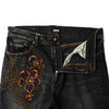 KHOKI Embroidered design denim pant 手工刺绣牛仔阔腿裤 商品缩略图1
