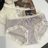 <有书独家>【可甜可盐❗️3条装蕾丝刺绣中腰内裤】日系纯欲风蕾丝，纯棉档舒适透气，中腰少女内裤性感透明内裤QQ 商品缩略图0