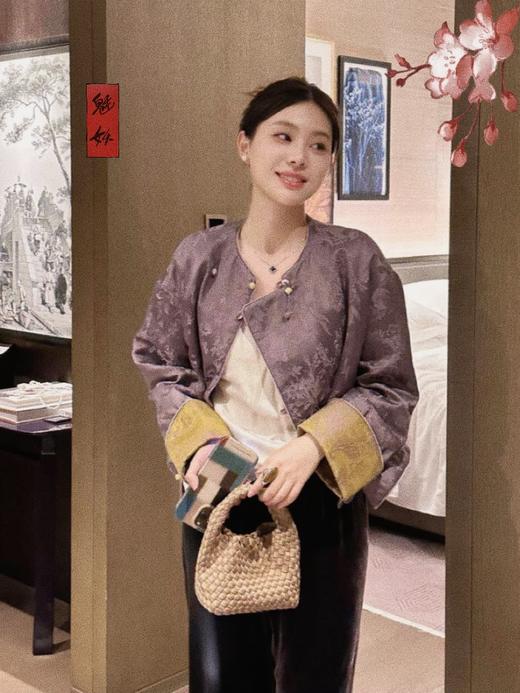 【美到窒息！暮山紫新中式套装】不容错过，答应我要自留！这个暮山紫长在心坎上，国内设计师品牌！ 商品图1