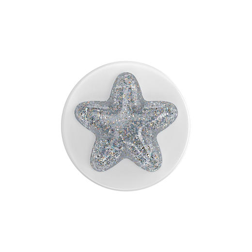 补货架到【太空梦游记】心灵彗星 POPGRIP泡泡骚手机粘贴式气囊支架 Bonbon立体树脂系列 银色 日月星 商品图1