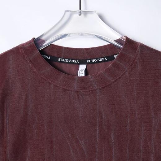 T2271春秋季新款时尚个性韩版扎染简约圆领长袖T恤休闲舒适百搭上衣 商品图2