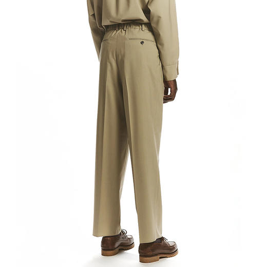 Markaware DOUBLE PLEATED TROUSERS 80支高级夏季羊毛宽松锥形裤 商品图2