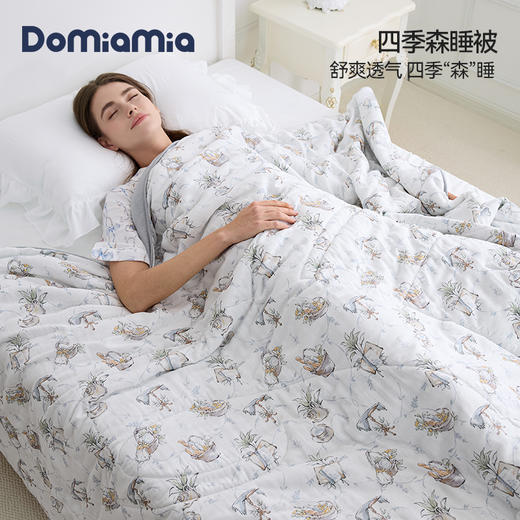 Domiamia四季被春夏空调被四季通用礼盒春秋被子双人被芯可机洗 商品图0