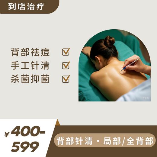 背部针清·局部/全背部·针清+红蓝光光疗+修护 商品图0