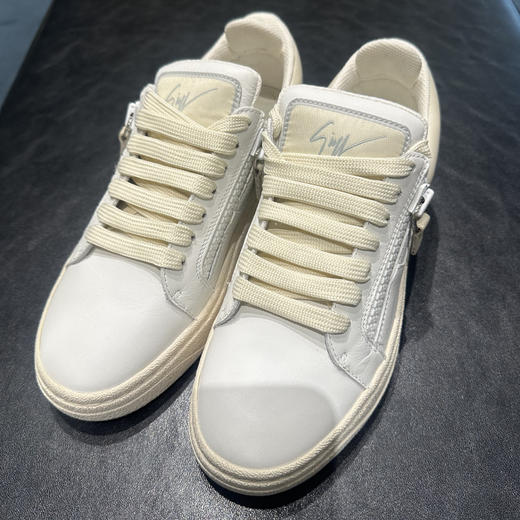 Giuseppe Zanotti 女士签名徽标休闲运动鞋 白色 RW40009002 商品图0
