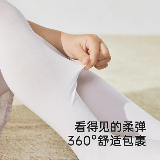 【商场同款】英氏儿童袜子女童夏季连裤袜加弹抗菌芭蕾舞袜新款 商品图3