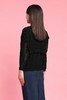 LNNNS 黑色镂空披肩领针织上衣 11716 商品缩略图2
