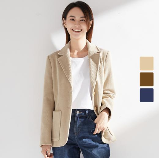 IN AND ON 纯棉灯芯绒休闲西装 20548 商品图2