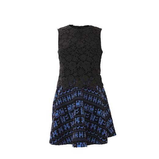 【伯妮斯茵】163S221--蓝色连衣裙 商品图2