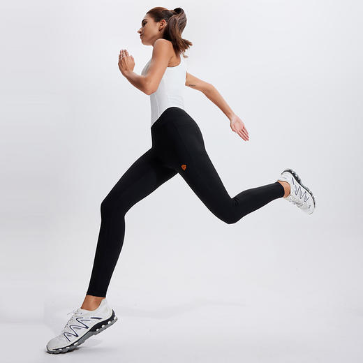 男女款【6个口袋】科里芙网兜袋鼠裤专业跑步运动裤橘标高腰紧身压缩裤 商品图5