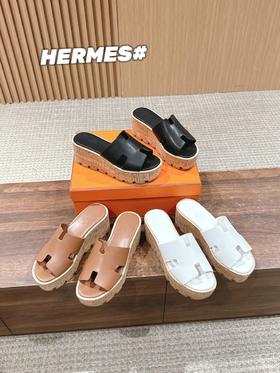 爱马仕松春夏新款糕厚底拖鞋百搭热销款新色好看好穿还高级（HC）