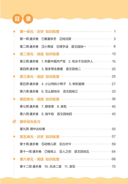 《沪学习·语数英同步周周练》（一年级下册）【上海新教材配套教辅】 商品图9