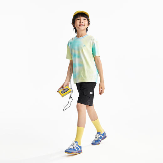 【凉感】【工装风】男童SORONA针织中裤夏季新款安奈儿童装EB526067 商品图5