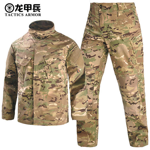 【户外战术 防泼耐撕裂 挺括保型】龙甲兵R6迷彩套户外训练战术套装ds（hy） 商品图4