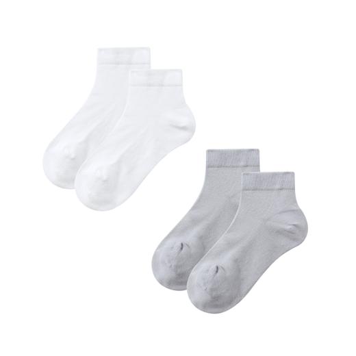 【5A抗菌】男女童短袜两双装春季新款安奈儿童装实体店同款JM517578 商品图2