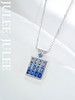 JULEE JULEE茱俪珠宝  18K金渐变蓝宝石吊坠 商品缩略图6