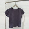 哈瓦塔春夏新款速干修身短袖运动短T恤H350101 商品缩略图9